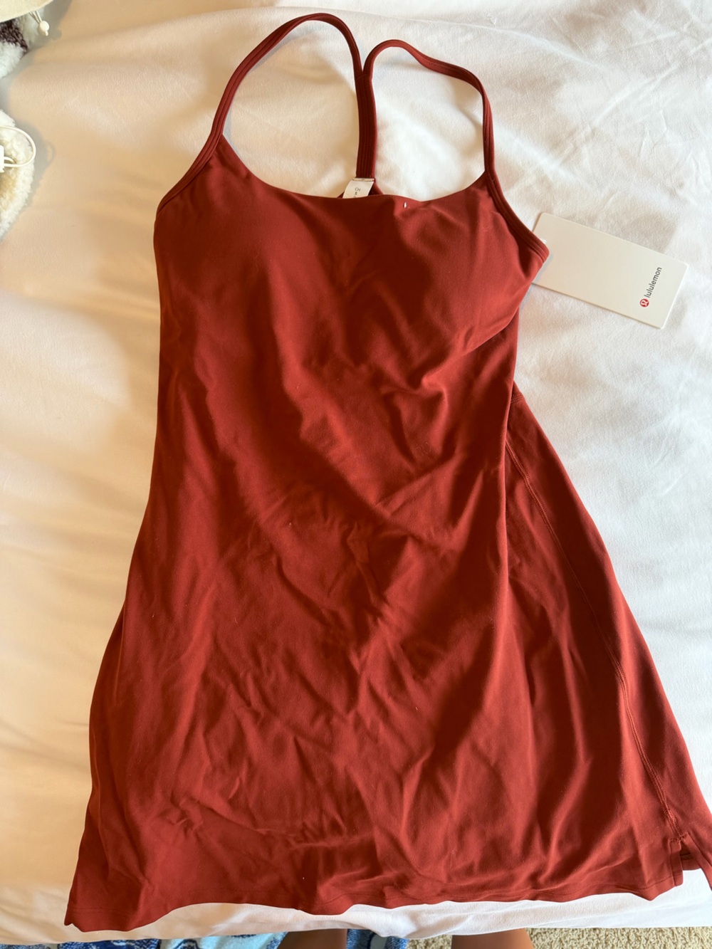 lululemon athletica Rust Red Strappy Dress